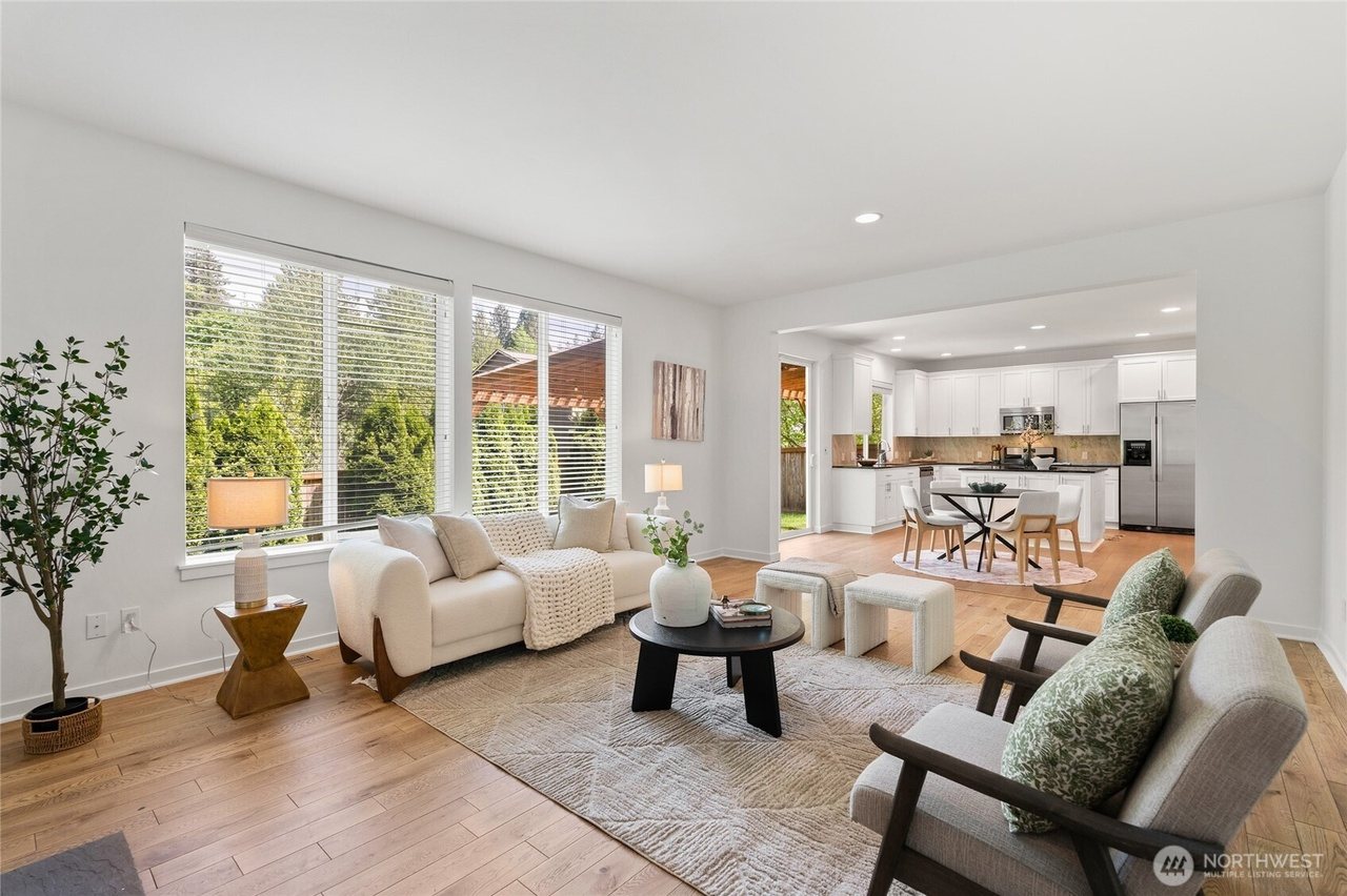 Elevated staged interior